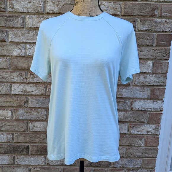⭐ Lululemon License to Train Classic-Fit T-Shirt Heathered Mint Moment Green - Picture 1 of 11